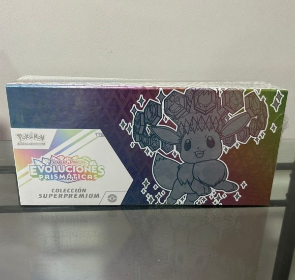 Prismatic evolutions colección superprémium de Escarlata y Púrpura – Español